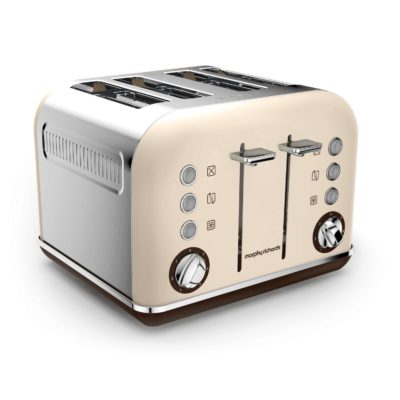 Morphy Richards 242101 Accents 4 Slice Toaster in Sand Morphy Richards 242101 Accents 4 Slice Toaster in Sand